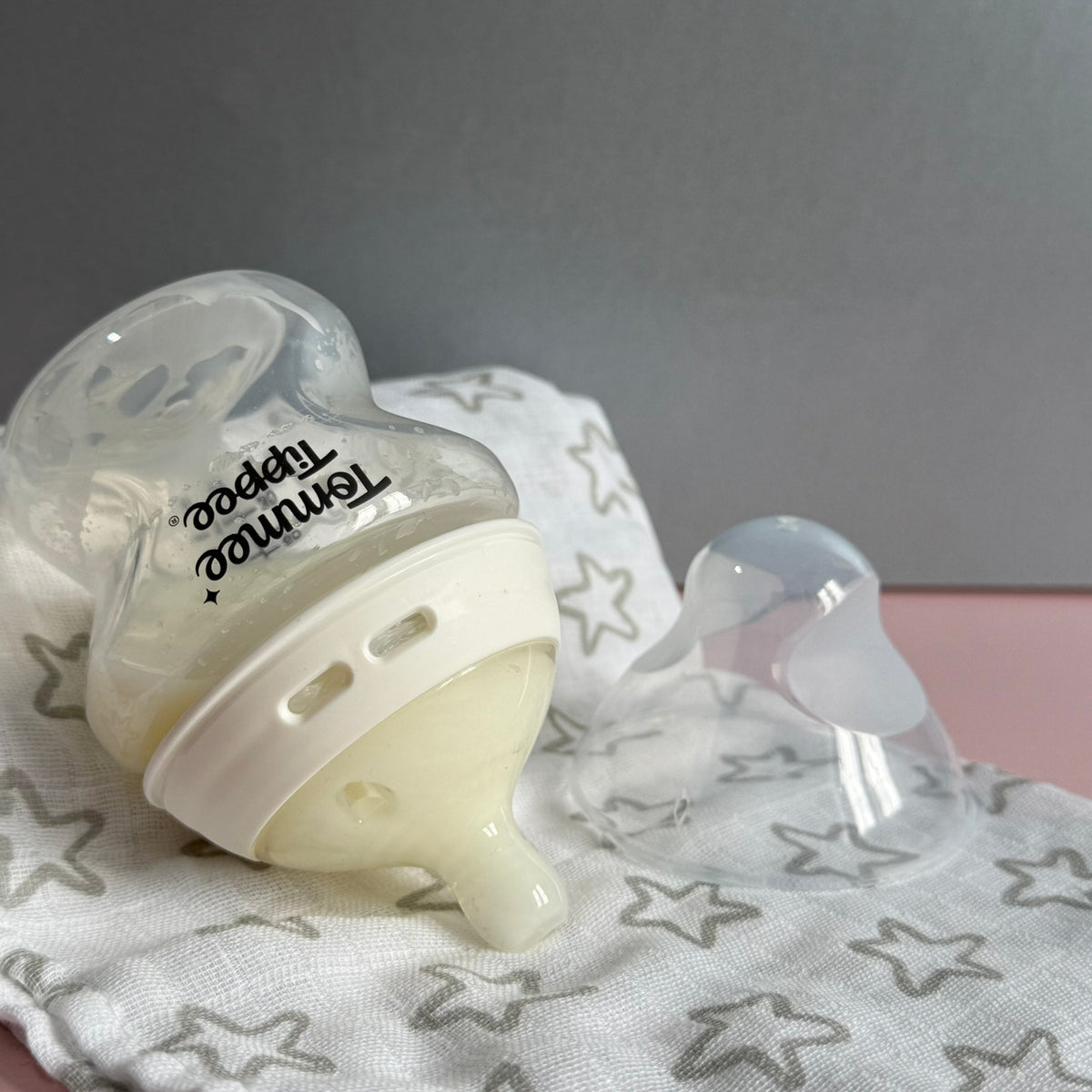Tommee Tippee White Reborn Fake Milk Bottle 5oz
