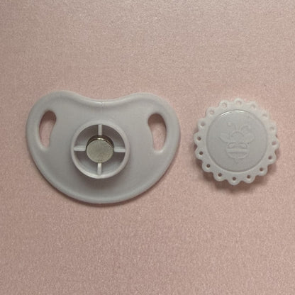 Newborn Vintage Pebble Blue HoneyBug Reborn Magnetic Dummy / Pacifier