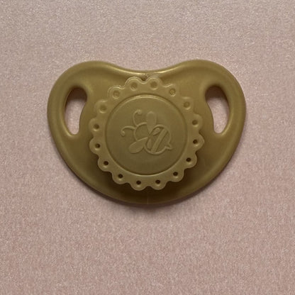 Newborn Vintage Gold HoneyBug Reborn Magnetic Dummy / Pacifier