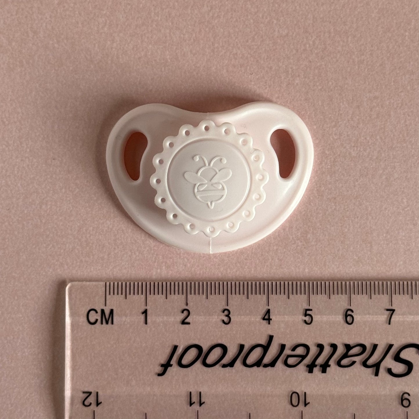 Newborn Vintage Nude Blush HoneyBug Reborn Magnetic Dummy / Pacifier