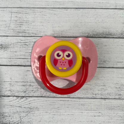 Pink & Yellow Owl Reborn Magnetic Dummy - self fit magnet