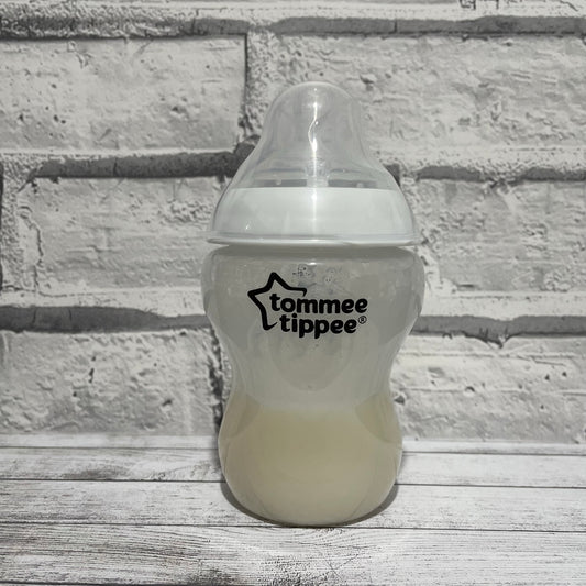 Clear Tommee Tippee Reborn Fake Milk Bottle 9oz