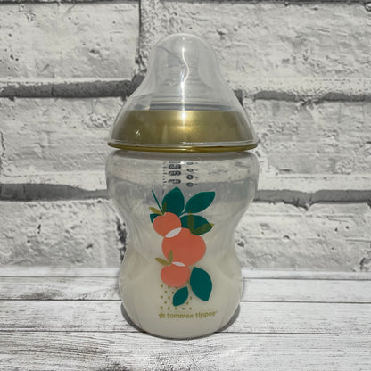Tommee Tippee Gold Peaches Reborn Fake Milk Bottle 9oz