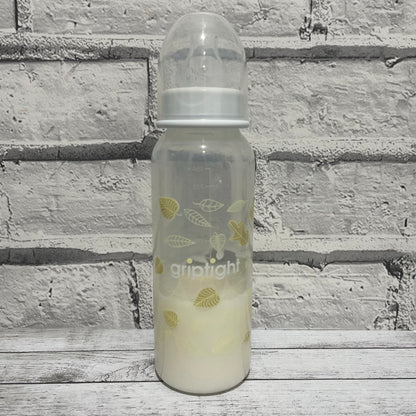 Griptight Cream Leaves Reborn Fake Milk Bottle 8oz