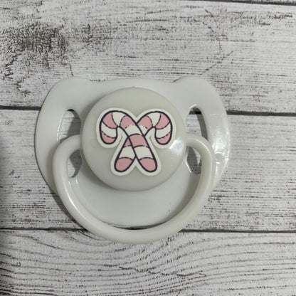 Christmas Pink Candy Cane Reborn Magnetic Dummy - self fit magnet