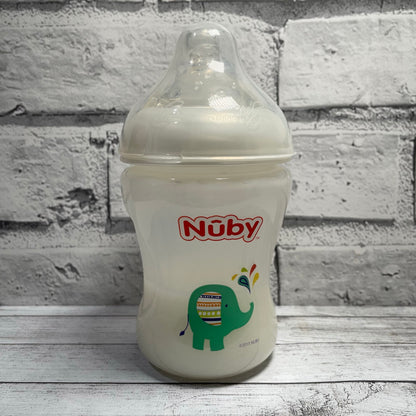 Nuby White Elephant Reborn Fake Milk Bottle 9oz