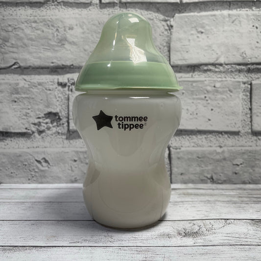 Sage Green Tommee Tippee Reborn Fake Milk Bottle 9oz