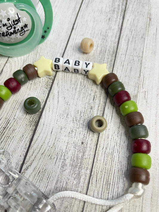 Camo Personalised Reborn Dummy Clip 18